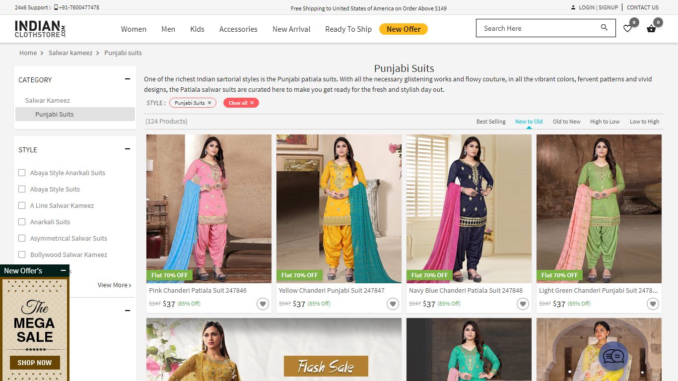 Buy Punjabi Suits Online – Designer Punjabi Salwar Kameez/Suits for Womens